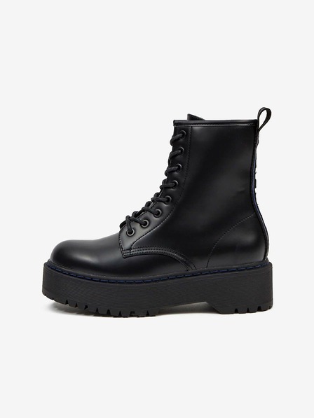 Replay Schwarze Damen Plateau-Stiefeletten Replay