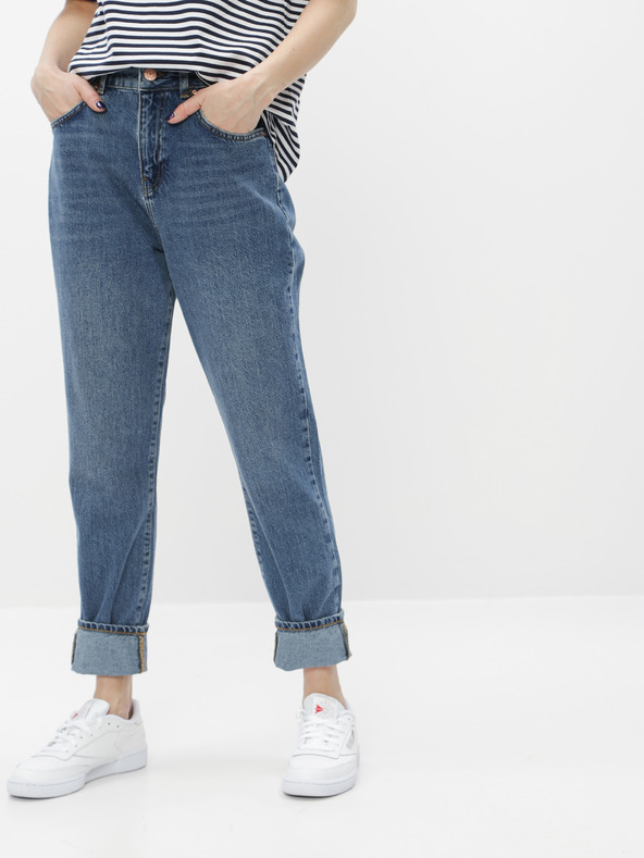 Noisy May Blaue Mom-Fit-Jeans Noisy May Isabel