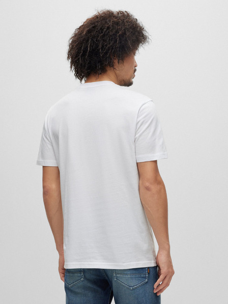 BOSS Weißes Herren-T-Shirt Hugo Boss