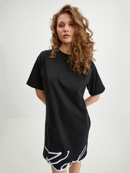 Karl Lagerfeld Schwarzes Damenkleid KARL LAGERFELD