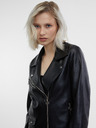 Orsay Schwarze Damen Kunstlederjacke ORSAY