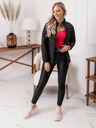 Edoti Schwarze leichte Steppjacke für Damen Edoti
