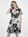 Orsay Schwarzes gemustertes Damenkleid ORSAY