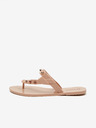 Zaxy Spike Thong Nude Flip-Flops