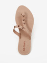 Zaxy Spike Thong Nude Flip-Flops