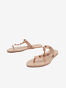 Zaxy Spike Thong Nude Flip-Flops