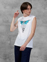 Diesel Weißes Diesel Damen-Cropped-Shirt