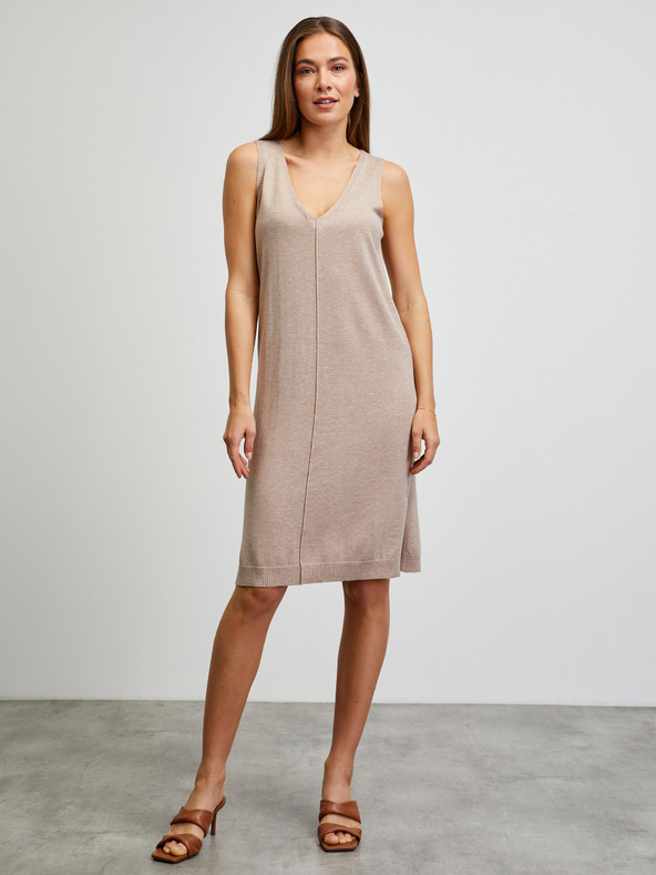 ZOOT.lab Beigefarbenes Strickkleid METROOPOLIS von ZOOT.lab Berneta