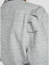 Replay Hellgraues gemustertes Damen-Sweatshirt mit Goldkette Replay