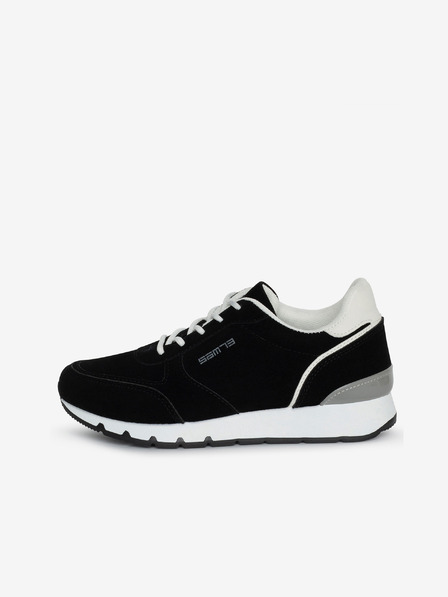 Sam 73 Weiße und schwarze Damen-Sneakers aus Wildleder SAM 73
