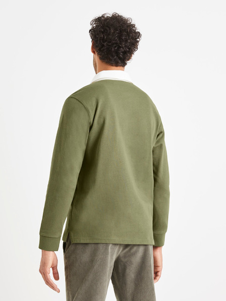 Celio Grünes Herren-Poloshirt Celio Vemix