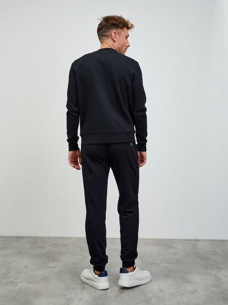 ZOOT.lab Schwarzer Herren-Basic-Kapuzenpullover mit Reißverschluss ZOOT.lab Keanu