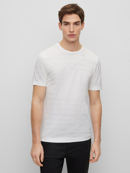 BOSS Weißes Herren-T-Shirt Hugo Boss