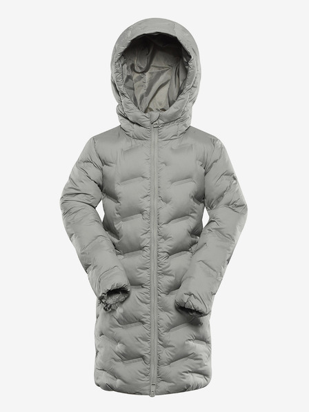 ALPINE PRO Grauer Mädchen-Hi-Therm-Mantel mit Imprägnierung Alpine Pro Awedo
