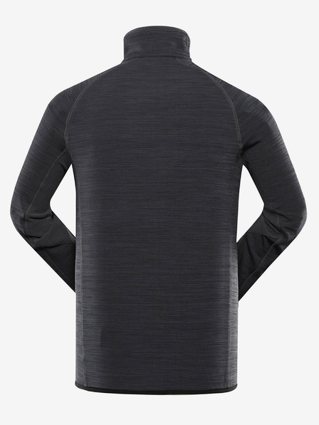 ALPINE PRO Schwarzes schnell trocknendes Herren-Sweatshirt Alpine Pro ONNEC