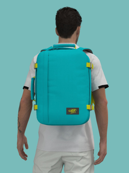 CabinZero Türkisfarbener Rucksack CabinZero Classic 36L Aqua lagoon