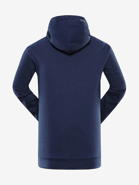 ALPINE PRO Blauer Herren-Kapuzenpullover Alpine Pro MALM