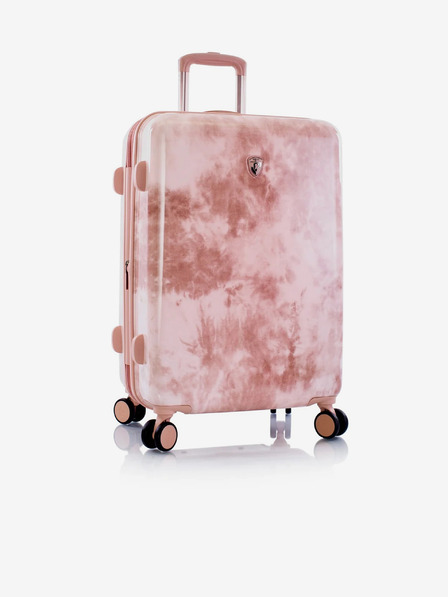 Heys Pink gemusterter Reisekoffer Heys Tie-Dye M