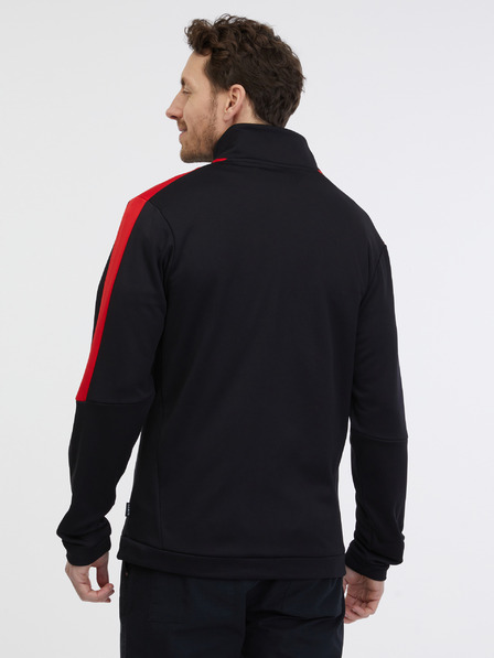 Sam 73 Schwarzes Herren-Sweatshirt mit Reißverschluss SAM 73 Lucas