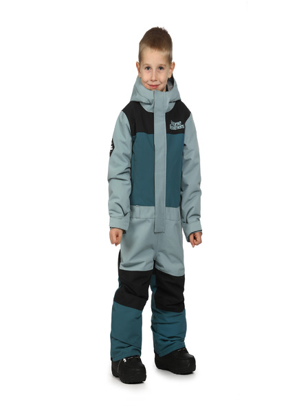 Horsefeathers Kinder Spirit Einteiler Winter Jumpsuit - blau Dunst Größe 5-6 HORSEFEATHERS
