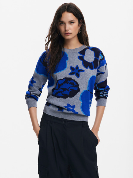 Desigual Desigual Niagara Damen Pullover mit Blumenmuster
