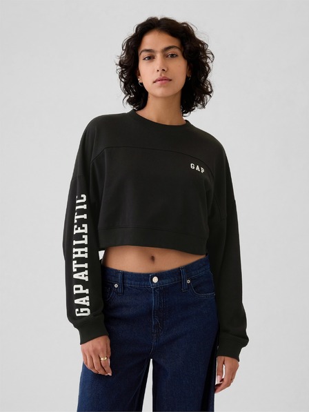 GAP Cropped Sweatshirt mit Logo GAP