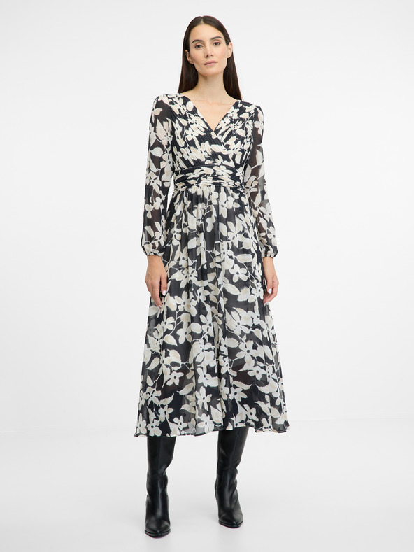 Orsay Schwarzes Damen Maxikleid ORSAY