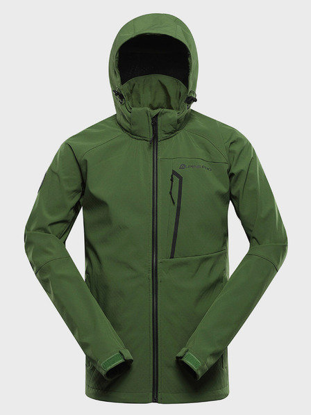 ALPINE PRO Grüne Herren Alpine Pro Hoor Softshelljacke mit Membran