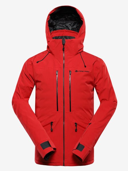 ALPINE PRO Herren-Skijacke mit ptx-Schneemembran ALPINE PRO REAS olympic red