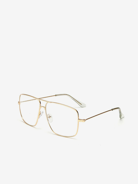 VEYREY Randbrille mit klaren Gläsern in Gold VeyRey Miles