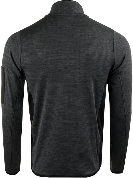 ALPINE PRO Schnelltrocknender Herren-Kapuzenpullover mit Cool Dry ALPINE PRO IRWES schwarz